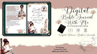 Digital Bible Journal With Me  | Etched By Faith | Psalms 51:10 #goodnotes #digitalplanners