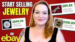 Beginners Start Selling Jewelry on Ebay | How to Sell Jewelry | Start Reselling Thrifted Jewelry