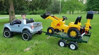 Power Wheels Ford 150 Raptor Trailer, DIY  Power Wheels Trailer