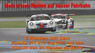 Mein erstes Regenrennen - 6 Runden mit dem Porsche 911 GT3 Cup auf dem Circuit des 24 Heures du Mans