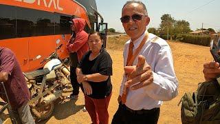 PNEU DO ÔNIBUS ESTOURA EM UMA ESTRADA NA BAHIA | VIAJANDO PARA PETROLINA #2