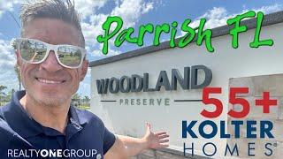 WOODLAND PRESERVE by Kolter Homes in Parrish FL Active Adult 55+ new construction community