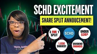 Breaking News: SCHD Share Split Announced - I'm BUYING MORE!!!