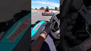 Hard fought position, passing an aggressive driver. #kartingdrive #gokartingfun #racing