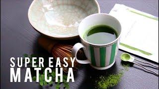 How to make matcha green tea without tea sets!