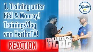 Reaction TrainingsVlog von Hertha TV  1.Training Fiél & Monroy!