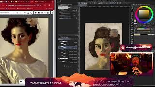 SketchClub JR ART LAB -:Portraits (Female) (Clip Studio)