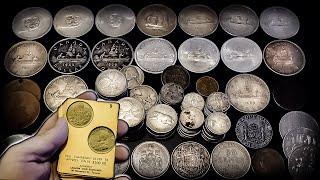 I GOT THIS HUGE COLLECTION DUMP OF SILVER FOR FREE!!