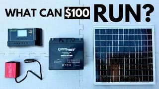 Ultra-Budget Solar Panel Setup - What Can It Power?