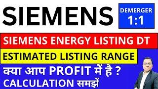 Siemens share latest news today I Siemens demerger I Siemens share news I Siemens energy listing