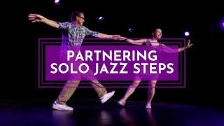 SOLO JAZZ in a partnered LINDY HOP routine by PETER and NAOMI