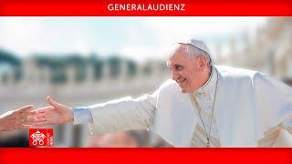 Generalaudienz 06. November 2024 Papst Franziskus