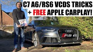 AUDI A6 S6 RS6 C7 VCDS TRICKS + *FREE* APPLE CARPLAY ANDROID AUTO!