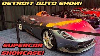 I Witnessed the WILDEST SUPERCARS at the Detroit Auto Show!