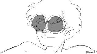 Quackity breaks George's shirt (ANIMATED KINDA)