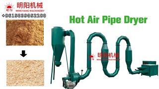 small sawdust dryer for making wood sawdust pellets and wood sawdust briquettes