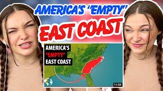 New Zealand Girl Reacts to America's Empty East Coast | Why So Few Americans Live In This HUGE Area