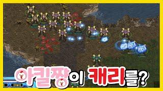 [헌터 팀플] 아킬쨩이 캐리를 한다고요..? 헌터 3대3 공방 스타크래프트 리마스터 팀플 StarCraft Team Play