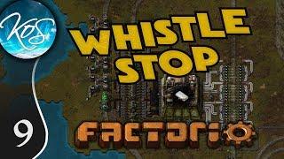 Whistle Stop Factorio Ep 9: STARTING THE TRAIN LINE - Mod Spotlight, Let's Play, Gameplay