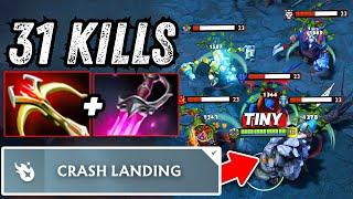 Tiny Khanda Build Insane Damage One Shot 31Kills Dota 2