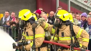 Recruit Course 121 Firefighting Displays