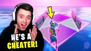 Reacting To A *REAL* Macro Cheater In Fortnite...