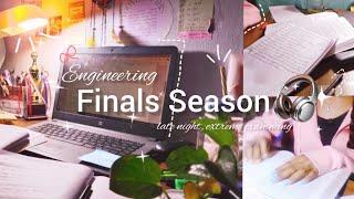 ENGINEERING FINALS SEASON | ₊‧₊˚ Final semester grind, extreme cramming, 4th year engineering