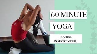 60 minutes of yoga in speed video || morning yoga|| yoga practice everyday 