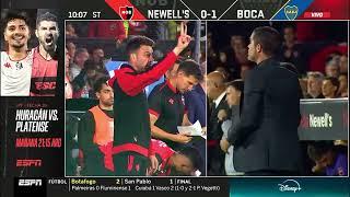 Newell's 0 - Boca 1 | Goles/ Minuto A Minuto (SportSCenter) | Espn