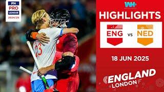 FIH Hockey Pro League 2024-25 Highlights: England vs Netherlands (M) | Match 2