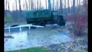 Take Down The Pool - Truck Vs. swimming pool