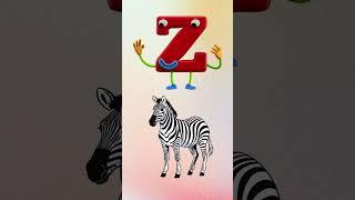 ABC Learning for Kids | Interactive Alphabet Song with Cute Animations | Z is for Zebra #abcd