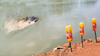 Amazing Unique Hook Fishing Technique Form River Village Boy Hunting Big Fish By Hook in River