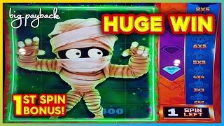 1ST SPIN BONUS → EPIC Mo'Mo'Mo' Mummy Slot Session! HUGE WIN!!!