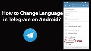 How to Change Language in Telegram on Android?