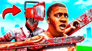 ПОЗВОНИЛ ЧЕЛОВЕКУ БЕНЗОПИЛА И ОН ПРИШЁЛ КО МНЕ в ГТА 5 МОДЫ! Chainsaw man ОБЗОР МОДА в GTA 5 ВИДЕО