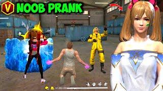 Noob Prank With Worldchat Rich Girl   लड़की ने Dikhaya Attitude  Garena Free Fire  Y GAMING