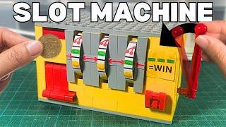 I made a working LEGO slot machine!!