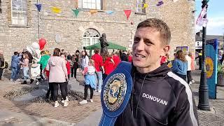 Eric Donovan gets hero’s welcome in Athy