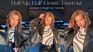 Half-Up Half-Down Twistout | One Product (Mousse Only) | Defined & Long Lasting | GOLDYNAPS