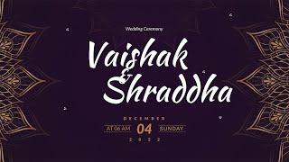 Vaishak & Shraddha || Wedding Ceremony || 04th Dec. 2022 || LIVE