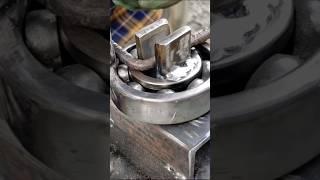 Metal Bar Bending | Steel Bender ##steel #diy #bender #shorts