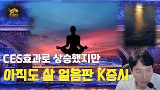 벌써 바닥을 논하기엔, 좀 성급해 보입니다만  #엔비디아 효과 #CES2025테마 #방산주