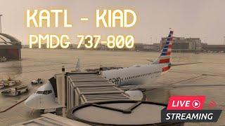 Helene is Among Us | Live PMDG 737-800 Flight KATL to KIAD | BeyondATC | MSFS 2020 Livestream