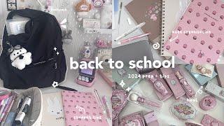 back to school prep  what’s in my backpack, stationery essentials, student tips & guide + haul