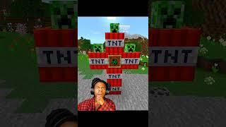 Spawning Creeper Titan in Minecraft  | #minecraft #shorts #viral