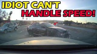 MAN DRIVES LIKE AN IDIOT AND GETS WHAT HE DESERVES