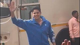 #sidharthmalhotra at Sharda University shooting for Indian Police Force   #bollywood