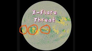 Elevated X flare threat from numerous Sunspots. Latest Earthquake activity. Wednesday Night 11/6