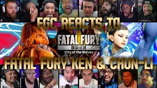 FGC Reacts to KEN and CHUN-LI in FATAL FURY CotW (English Captions) || Reaction Mashup